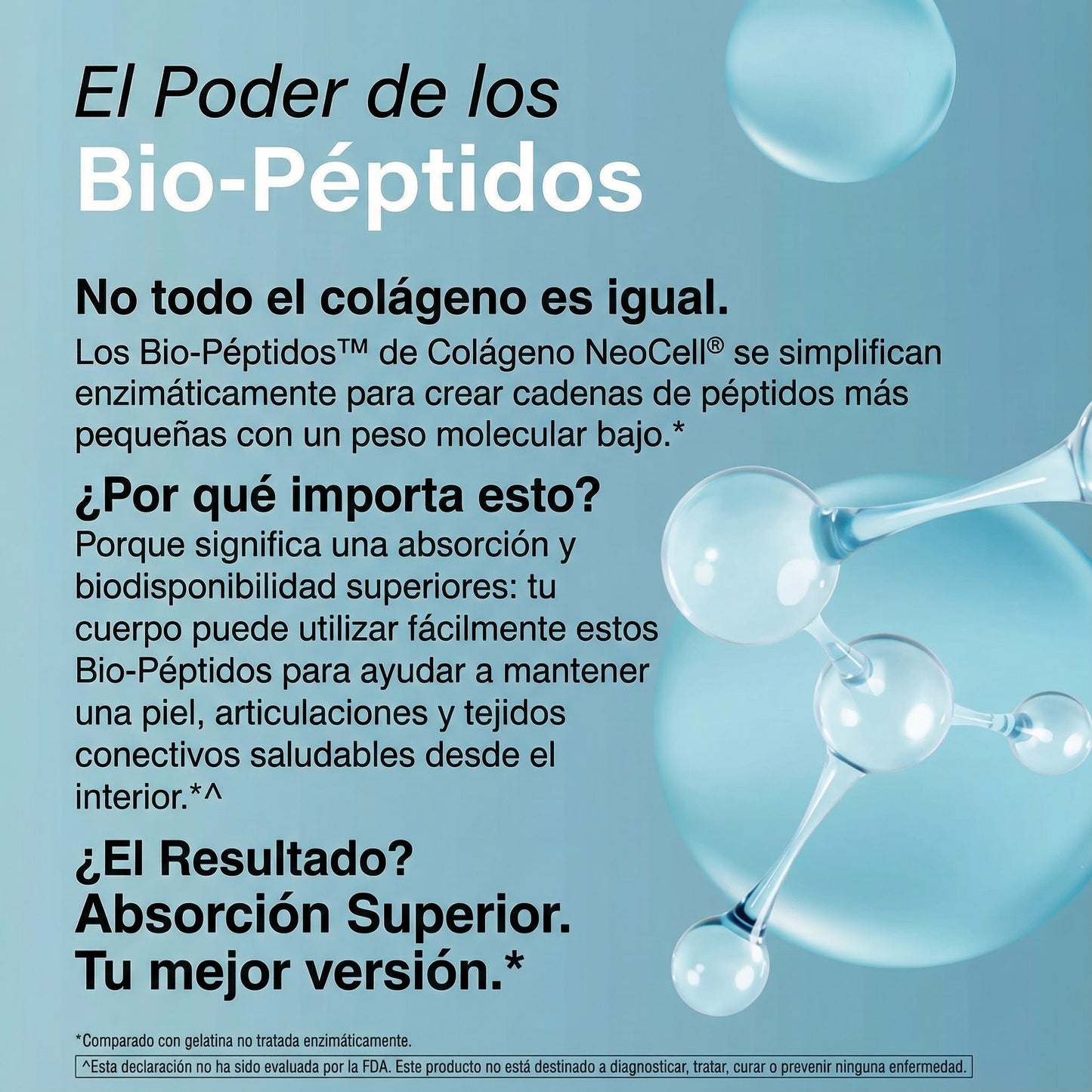 Neo Colágeno Bio-Péptidos en Polvo 20 oz